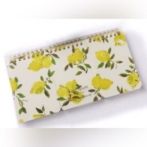 Kate Spade Lemon Spiral Notepad Set of 3 NWT